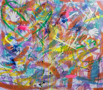 L’Ouest  - a Paint Artowrk by Olimpia Kamcheva Stoycheska